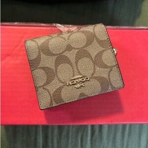 Coach Brown Signature Wallet